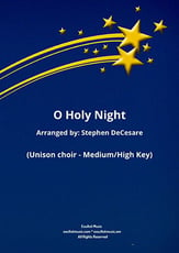 O Holy Night Unison choral sheet music cover